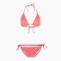 Women's two-piece swimsuit O'Neill Capri Bondey Bikini red simple stripe