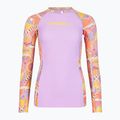 Women's swim shirt O'Neill Anglet Skin yellow scarf print