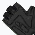 Rogelli Essential black/green men's cycling gloves 6