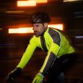 Men's Rogelli Essential Winter Hi Vis cycling jacket yellow 12