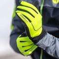 Men's cycling gloves Rogelli Essential Winter Waterproop fluor yellow 4