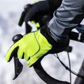 Men's cycling gloves Rogelli Essential Winter Waterproop fluor yellow 6