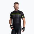 Rogelli Hero II men's cycling jersey yellow/black/grey