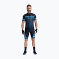 Men's cycling jersey Rogelli Hero II black/blue 2