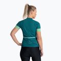 Women's cycling jersey Rogelli Modesta green/turquoise 2