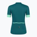 Women's cycling jersey Rogelli Modesta green/turquoise 4