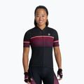 Rogelli Impress II women's cycling jersey burgundy/coral/black