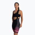 Rogelli Impress II Bib Short women's cycling shorts burgundy/coral/black