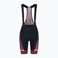 Rogelli Impress II Bib Short women's cycling shorts burgundy/coral/black 3