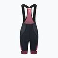 Rogelli Impress II Bib Short women's cycling shorts burgundy/coral/black 4