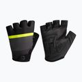 Rogelli Hero II men's cycling gloves black/fluor/grey