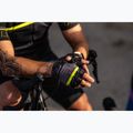 Rogelli Hero II men's cycling gloves black/fluor/grey 3