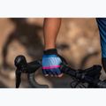Women's cycling gloves Rogelli Impress II W blue/pink/black 3