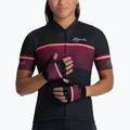 Women's cycling gloves Rogelli Impress II burgundy/coral/black 2