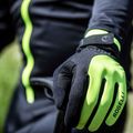 Men's cycling gloves Rogelli Core II Winter Windproof fluor 3