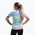 Women's cycling jersey Rogelli Vintage blue/pink 2