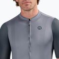 Men's cycling jersey Rogelli Fast grey / turguoise 3