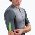 Men's cycling jersey Rogelli Fast grey / turguoise 4