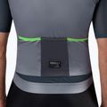 Men's cycling jersey Rogelli Fast grey / turguoise 5