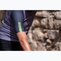 Men's cycling jersey Rogelli Fast grey / turguoise 14