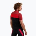 Rogelli Core Block men's cycling jersey black / bordeaux / red 2