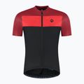 Rogelli Core Block men's cycling jersey black / bordeaux / red 6