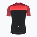 Rogelli Core Block men's cycling jersey black / bordeaux / red 7