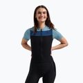 Women's cycling jersey Rogelli Core Block W black/blue/dark blue