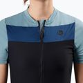 Women's cycling jersey Rogelli Core Block W black/blue/dark blue 3