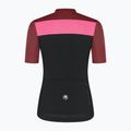 Women's cycling jersey Rogelli Core Block W black/bordeaux/pink 8