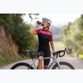 Women's cycling jersey Rogelli Core Block W black/bordeaux/pink 10