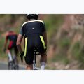 Rogelli Core Bib Short men's cycling shorts black/fluor yellow 9
