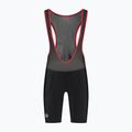 Rogelli Core Bib Short men's cycling shorts black/red 6
