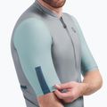 Men's cycling jersey Rogelli Fast grey/dusty teal/teal 3