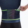 Men's cycling jersey Rogelli Fast blue/lime 4