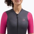 Women's cycling jersey Rogelli Fast ebony/pink/coral 3