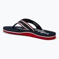 Tommy Hilfiger Im Graphic Beach Sandal women's flip flops space blue 3