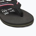 Men's Tommy Hilfiger Web Beach Sandal black flip flops 7