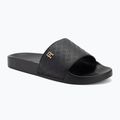 Tommy Hilfiger women's Monogram Poolside slides black