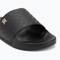 Tommy Hilfiger women's Monogram Poolside slides black 7