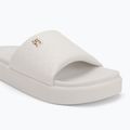Tommy Hilfiger women's slides Platform Monogram Poolslide ancient white 7