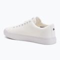 Tommy Hilfiger men's trainers Th Hi Vulc Low Core Stripes Mesh YBS white 3