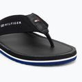 Men's Tommy Hilfiger Leather Beach Sandal black flip flops 7
