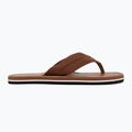 Men's Tommy Hilfiger Leather Beach Sandal winter cognac flip flops 2