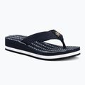 Women's Tommy Hilfiger Im Th Chainprint Midwedge Sandal space blue