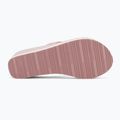 Tommy Hilfiger women's Stripes Wedge Beach Sandal foggy pink 4