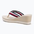 Tommy Hilfiger Women's Corporate Wedge Beach Sandal muslin flip flops 3