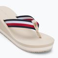 Tommy Hilfiger Women's Corporate Wedge Beach Sandal muslin flip flops 7
