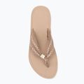 Tommy Hilfiger women's flip flops Chain Print Elevated Sandal claystone 5