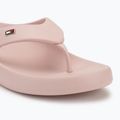 Tommy Hilfiger women's Comfort Beach Sandal foggy pink flip flops 7